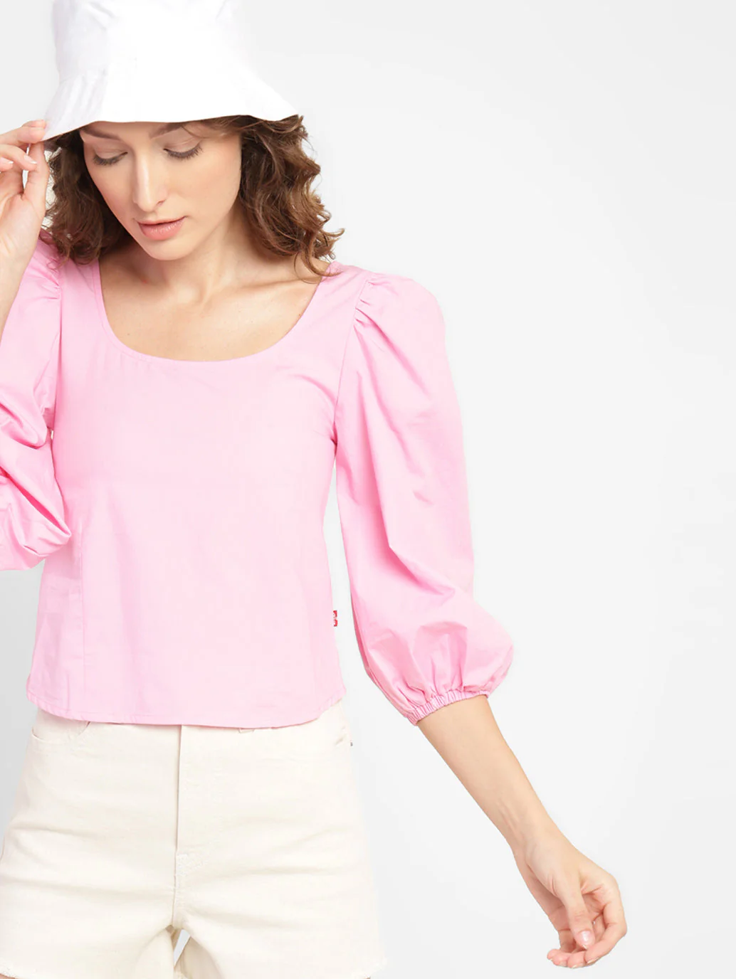 Women's Solid Scoop Neck Top - Image 2
