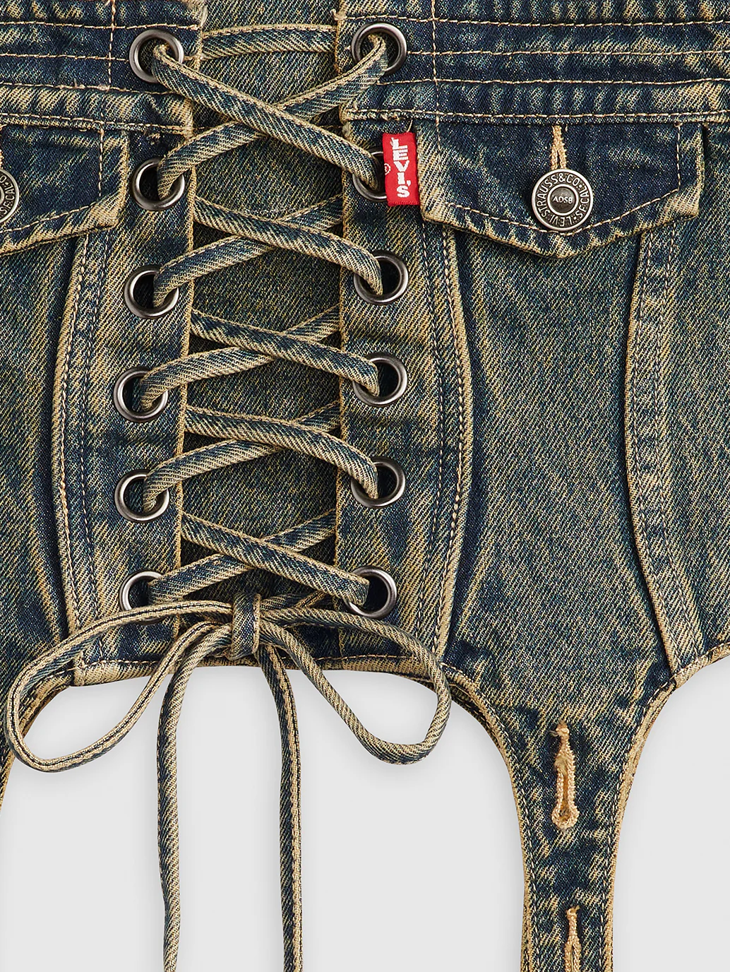 Levi’s® x ADSB Andersson Bell Denim Corset - Image 7