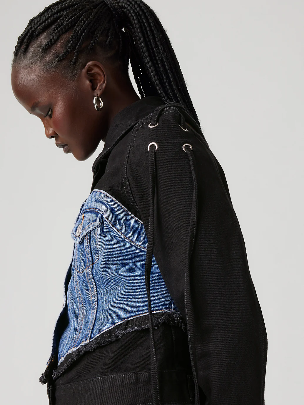 Levi’s® x ADSB Andersson Bell Half Denim Trucker Jacket - Image 4