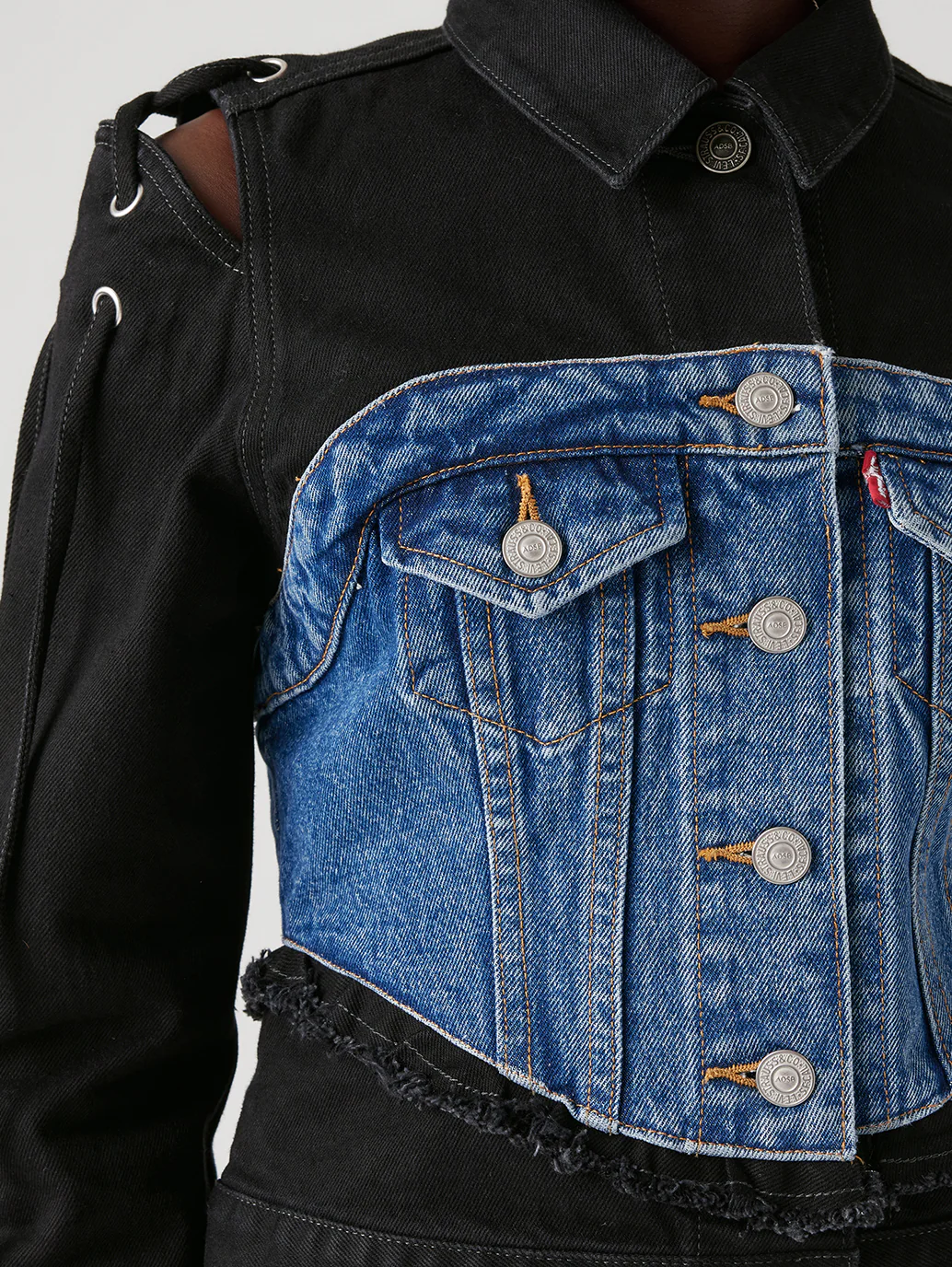 Levi’s® x ADSB Andersson Bell Half Denim Trucker Jacket - Image 7