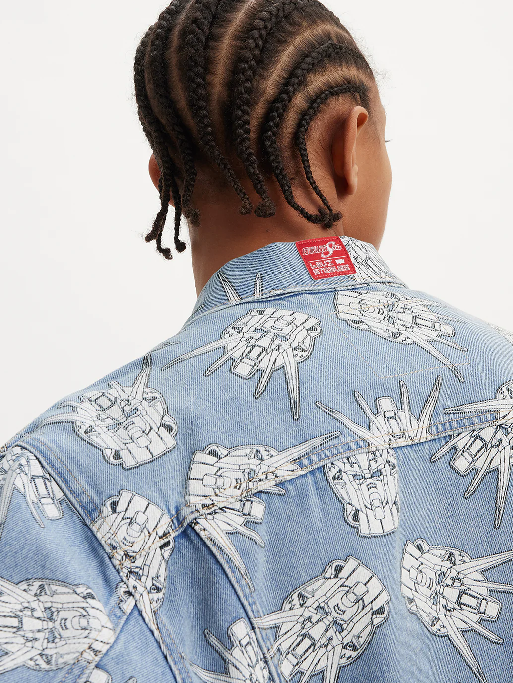Levi's® x Gundam SEED Relaxed Trucker Jacket - Image 4