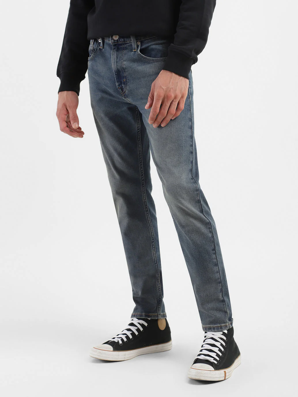 Men's 512 Indigo Slim Tapered Fit Mid Rise Jeans - Image 5