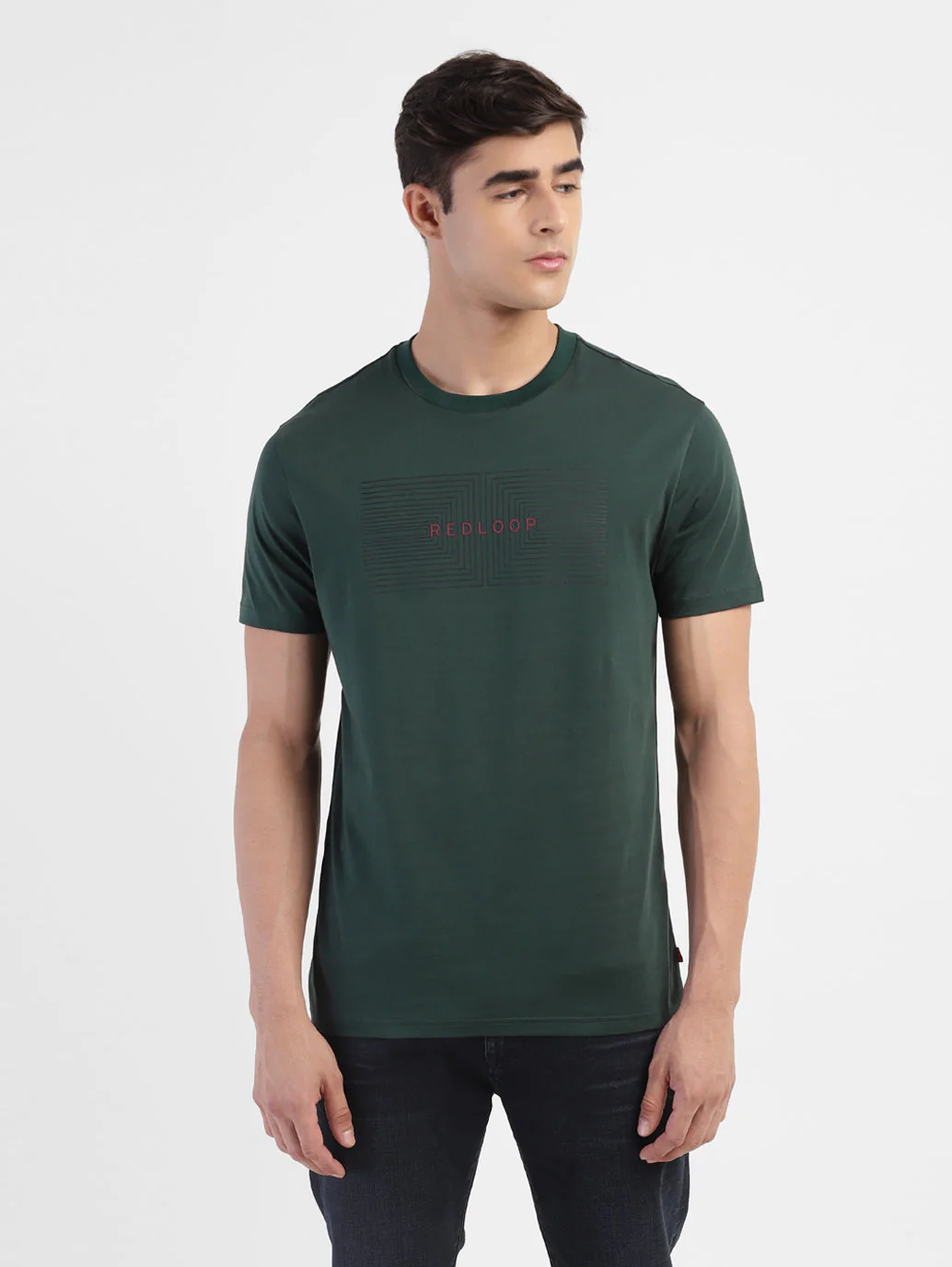 Men Slim Fit Graphics Print T-Shirt - Image 2