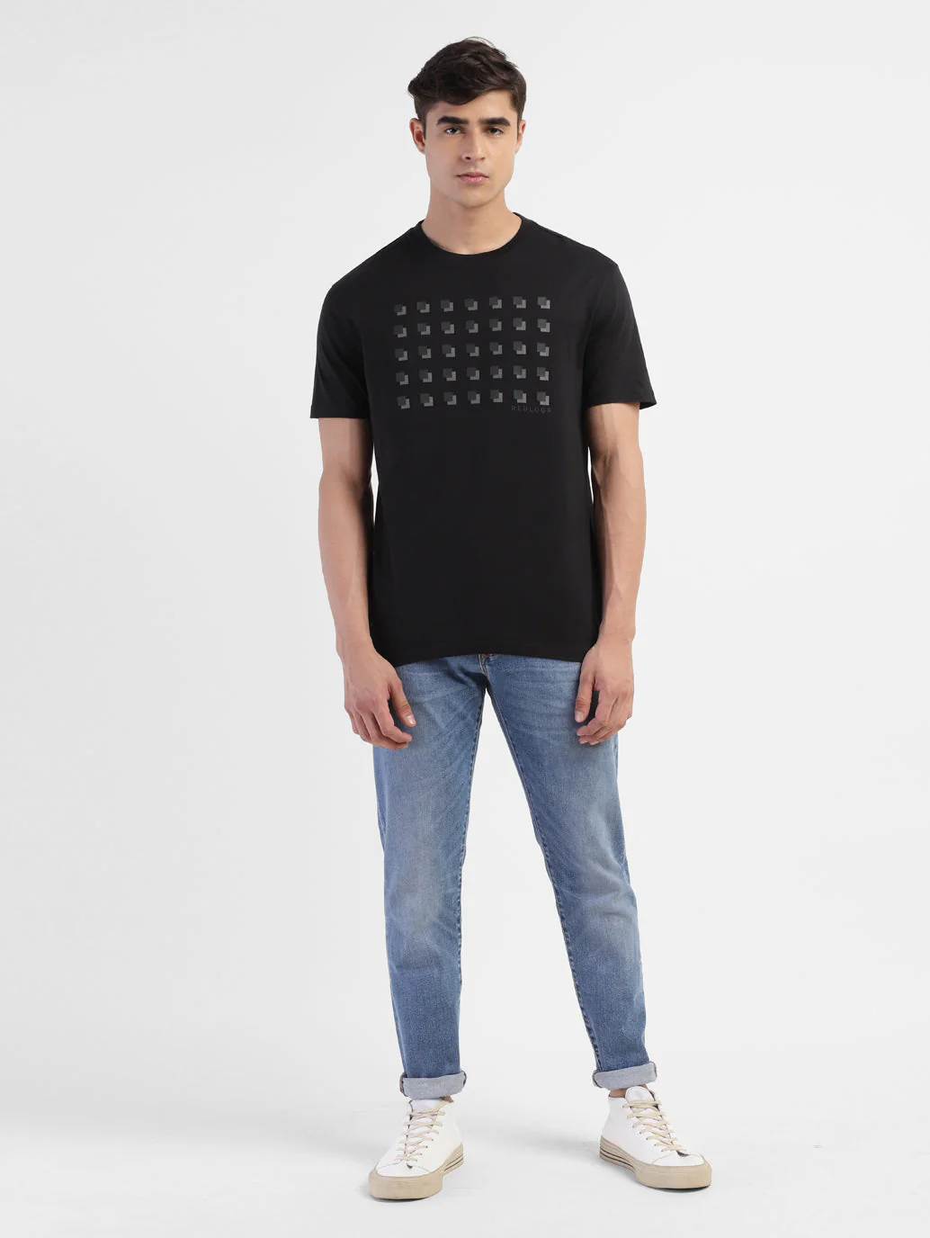 Men Slim Fit Graphics Print T-Shirt - Image 5