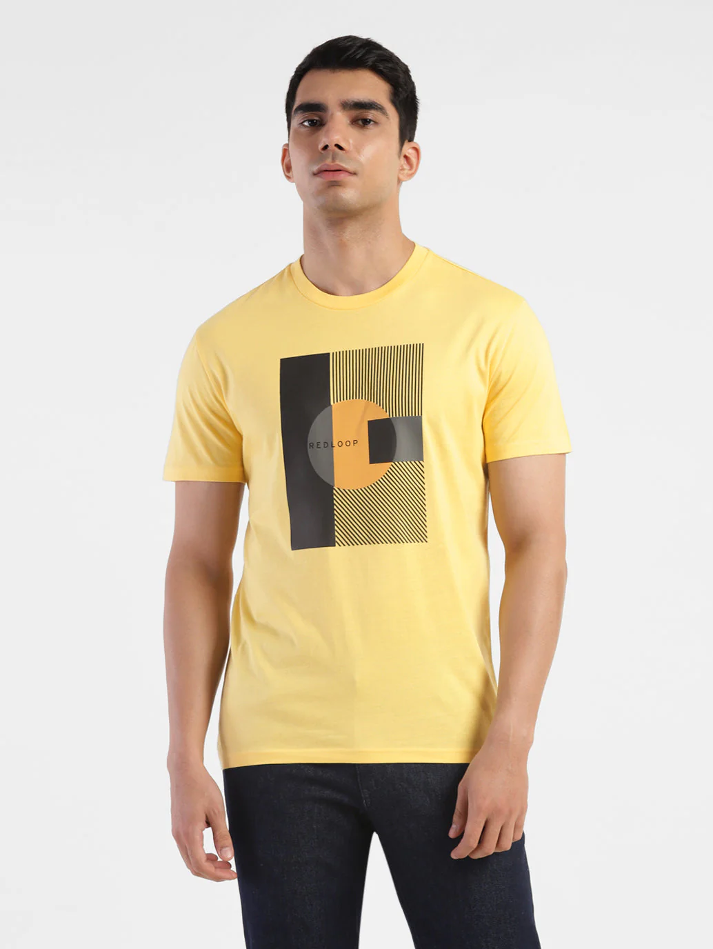 Men Slim Fit Graphics Print T-Shirt - Image 2