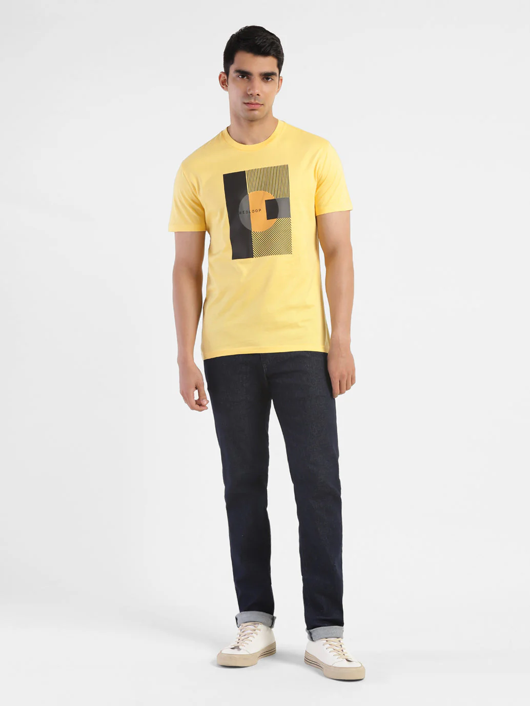 Men Slim Fit Graphics Print T-Shirt - Image 5