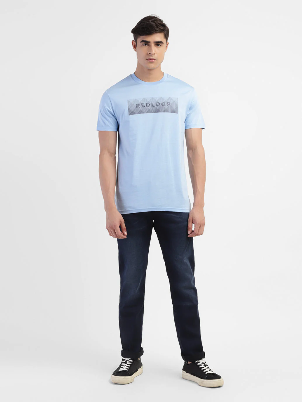 Men Slim Fit Graphics Print T-Shirt - Image 5