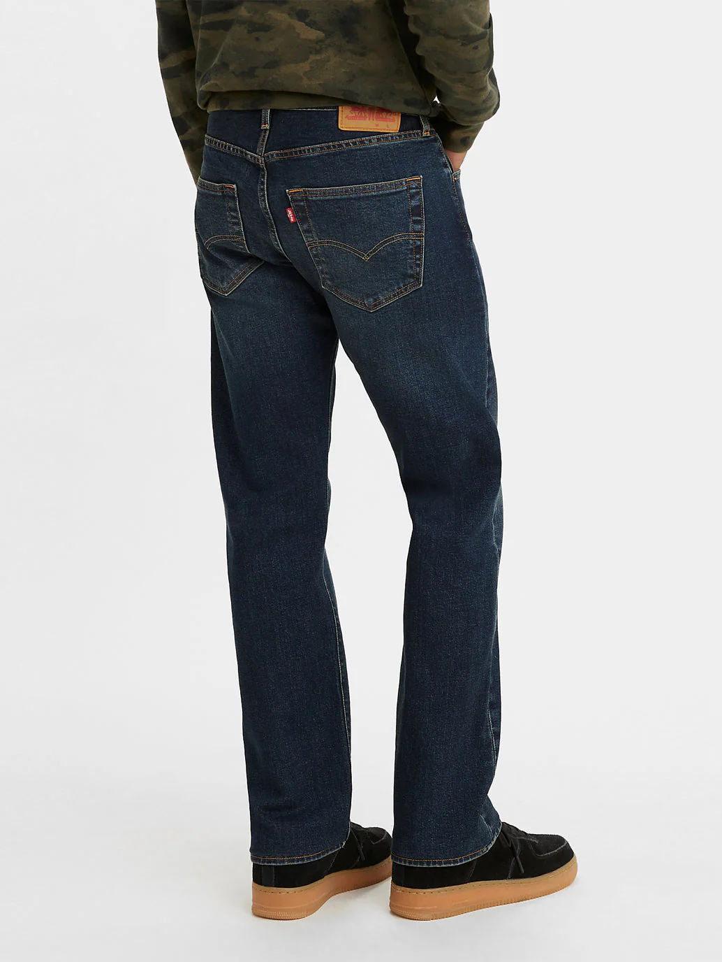 Men's 501 Blue Straight Fit Mid Rise Jeans - Image 5