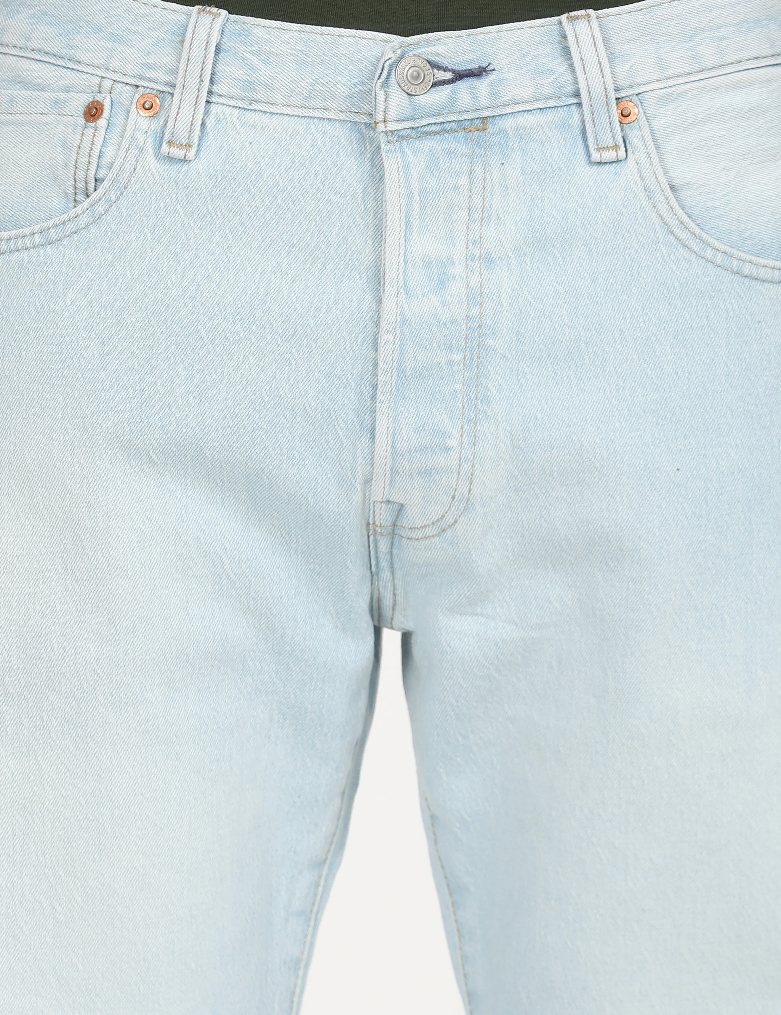Men's 501'93 Light Blue Straight Fit Mid Rise Jeans - Image 6