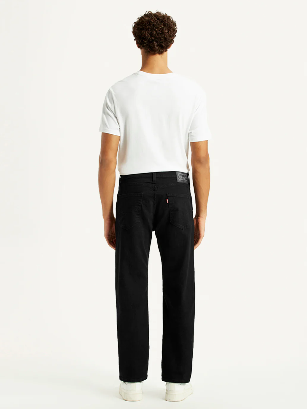 Men's 505 Black Straight Fit Mid Rise Jeans - Image 5