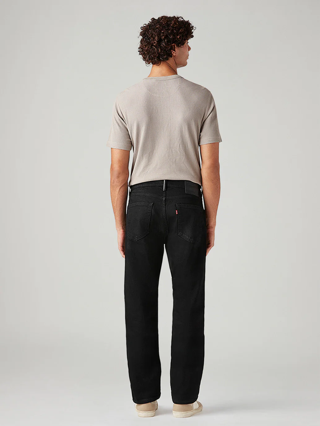 Men's 505 Black Straight Fit Mid Rise Selvedge Jeans - Image 4