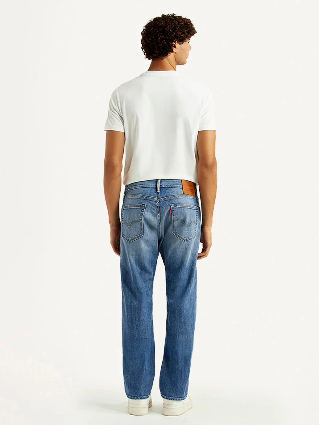 Men's 505 Blue Straight Fit Mid Rise Selvedge Jeans - Image 3