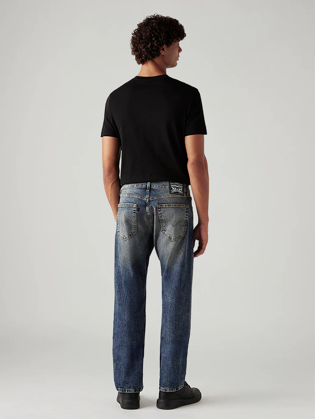 Men's Tinted 505 Blue Straight Fit Mid Rise Jeans - Image 5