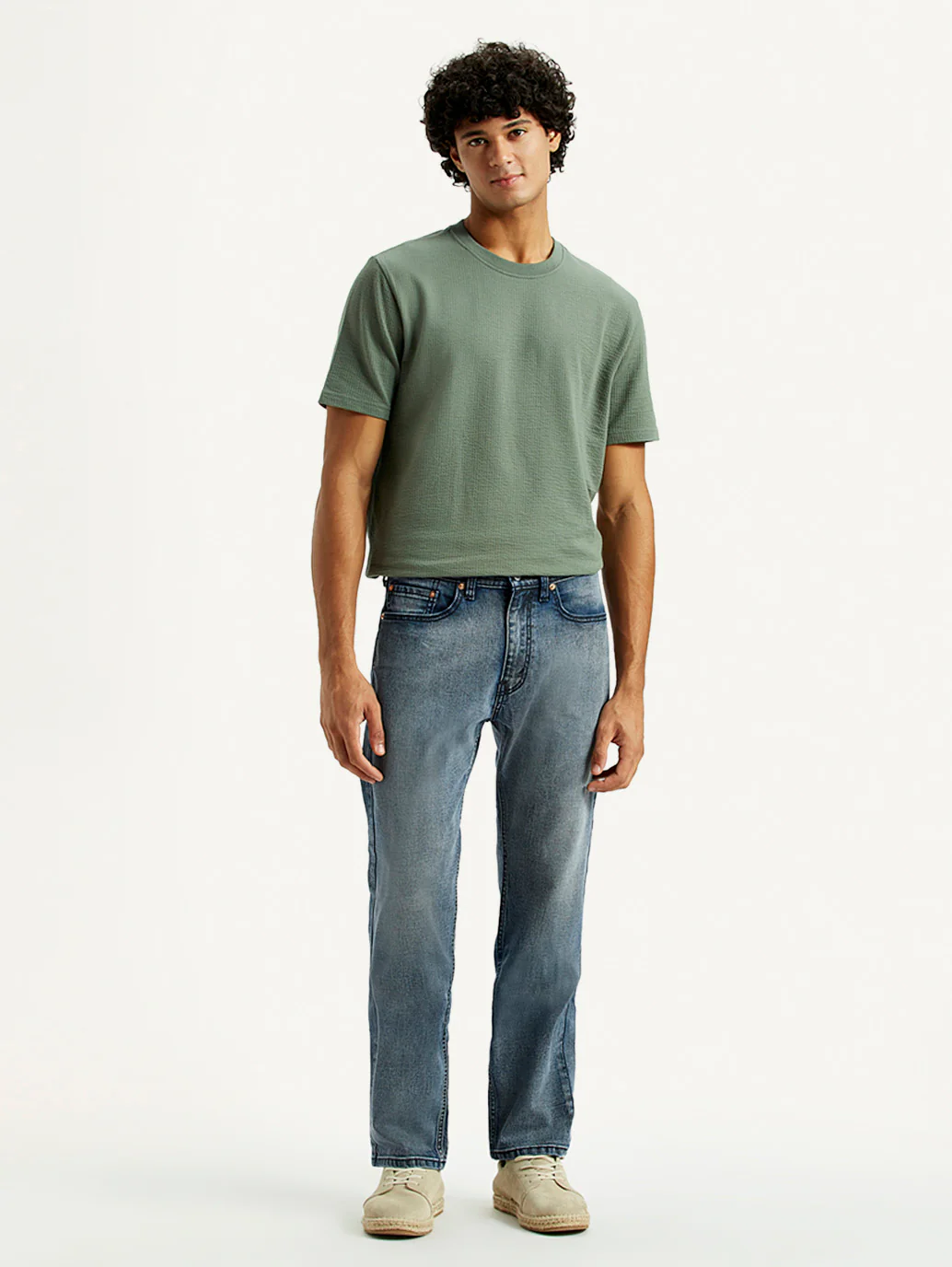 Men's Tinted 505 Dark Indigo Straight Fit Mid Rise Jeans