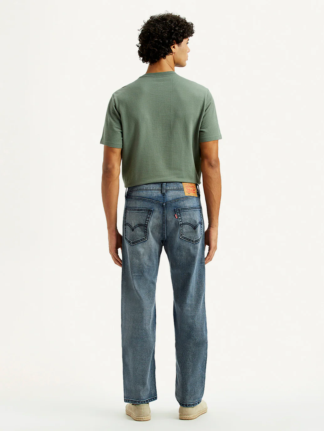 Men's Tinted 505 Dark Indigo Straight Fit Mid Rise Jeans - Image 3