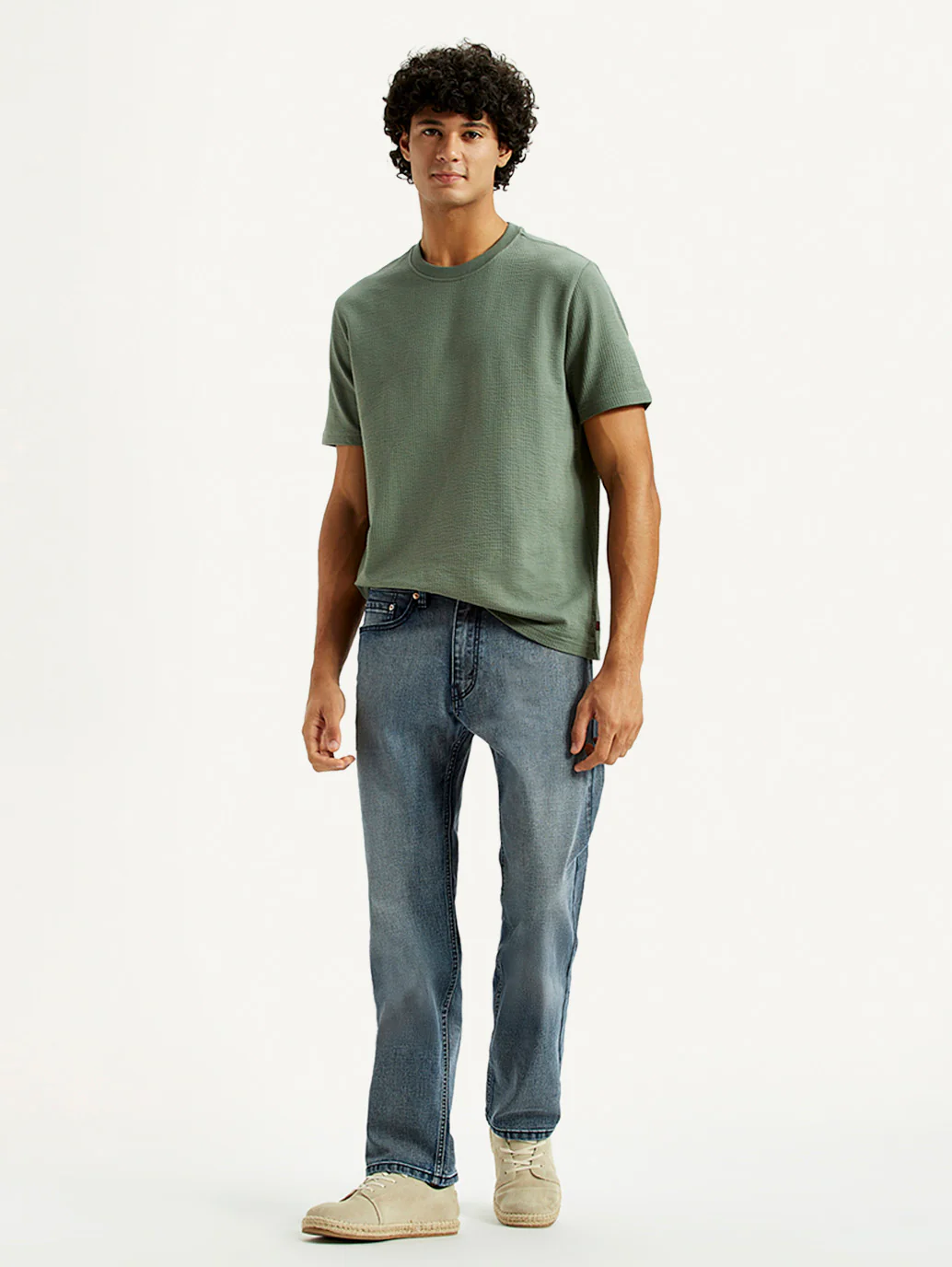Men's Tinted 505 Dark Indigo Straight Fit Mid Rise Jeans - Image 7
