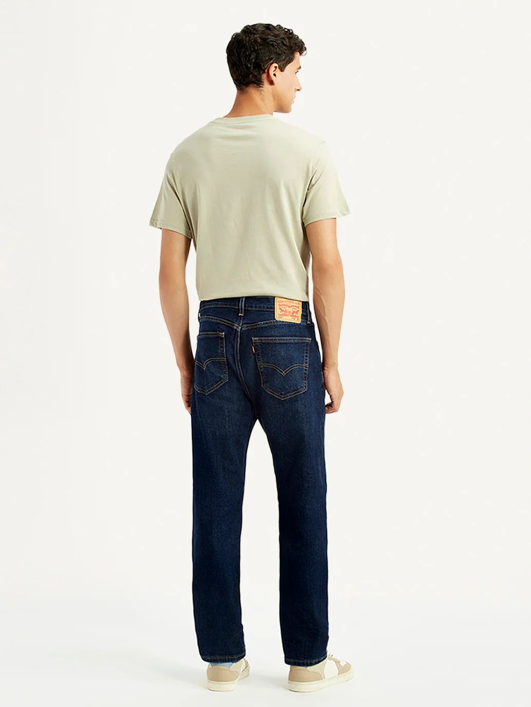 Men's 505 Indigo Straight Fit Mid Rise Jeans - Image 5