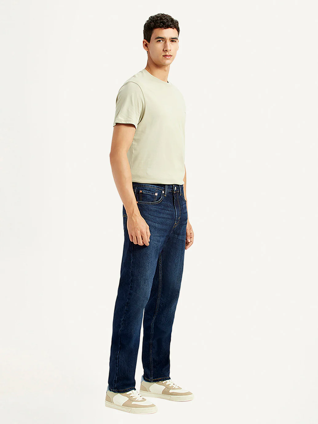 Men's 505 Indigo Straight Fit Mid Rise Jeans - Image 7