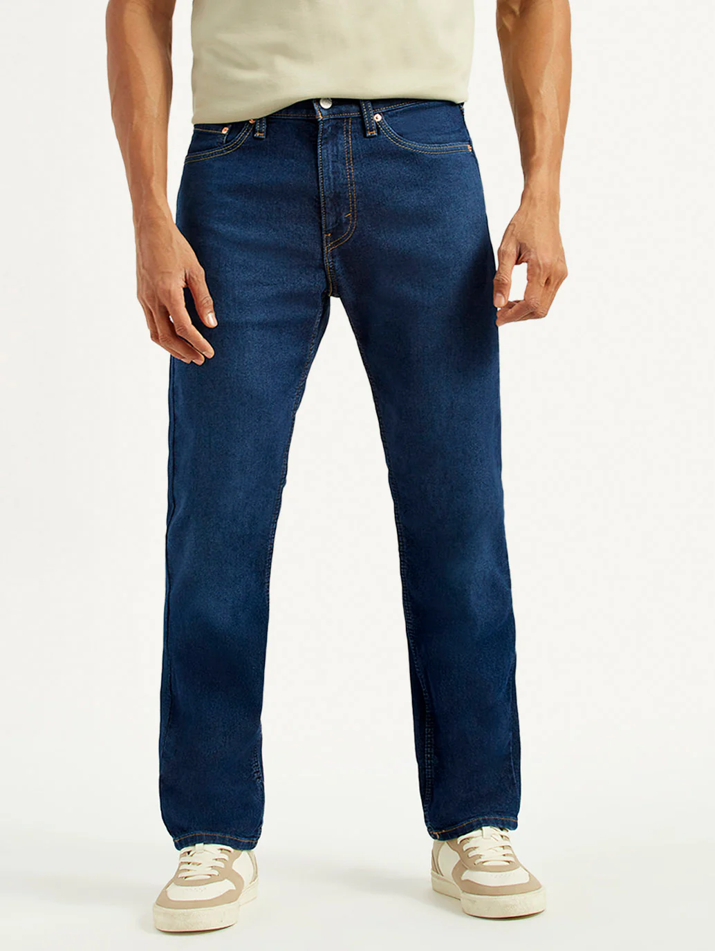 Men's 505 Indigo Straight Fit Mid Rise Jeans - Image 3