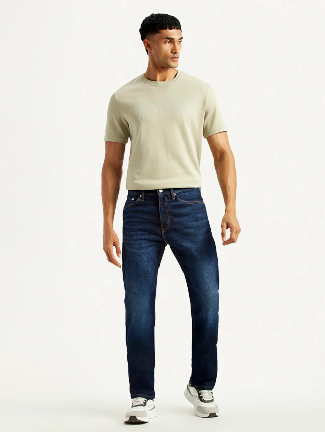 Men's 505 Indigo Straight Fit Mid Rise Jeans - Image 2