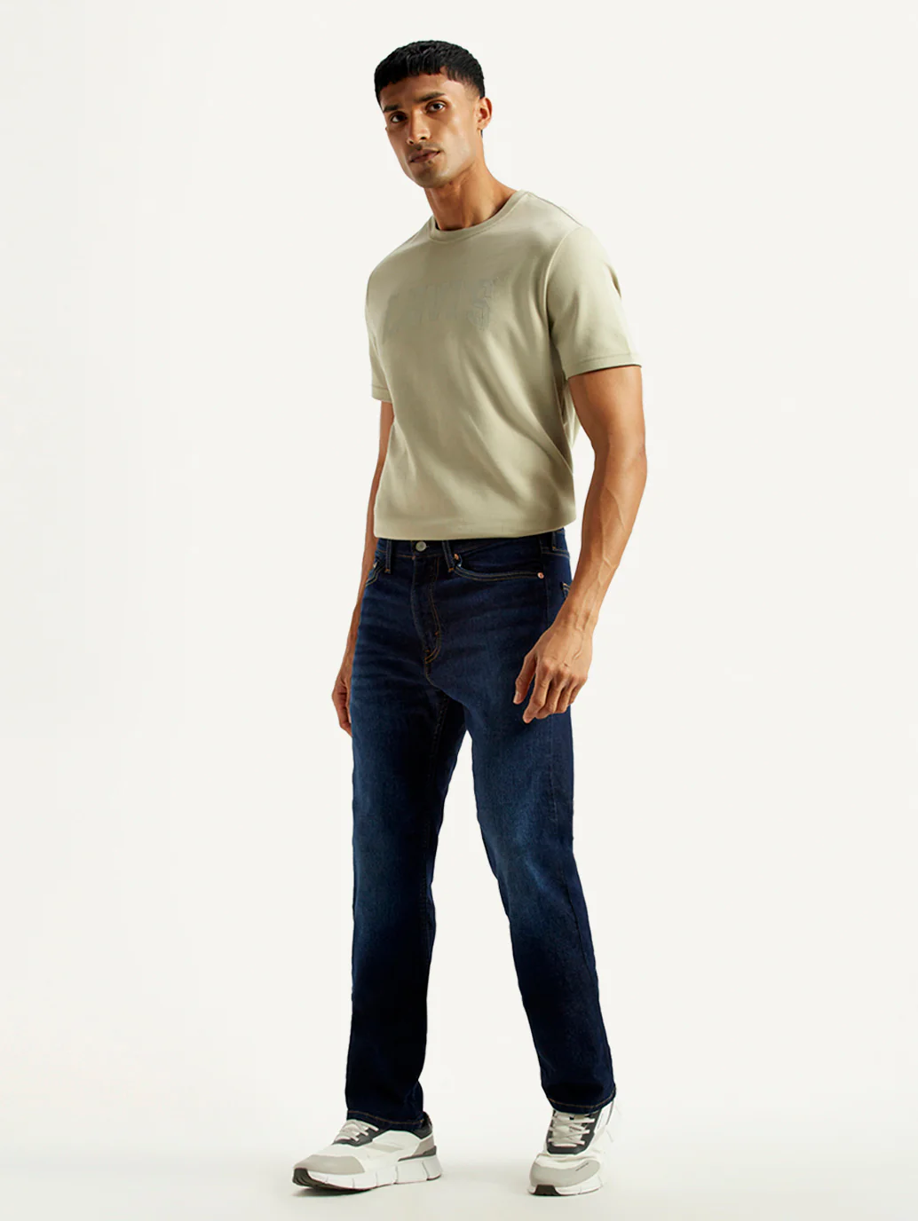 Men's 505 Indigo Straight Fit Mid Rise Jeans - Image 7