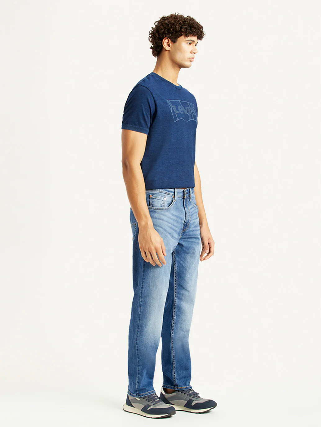 Men's 505 Indigo Straight Fit Mid Rise Jeans - Image 5