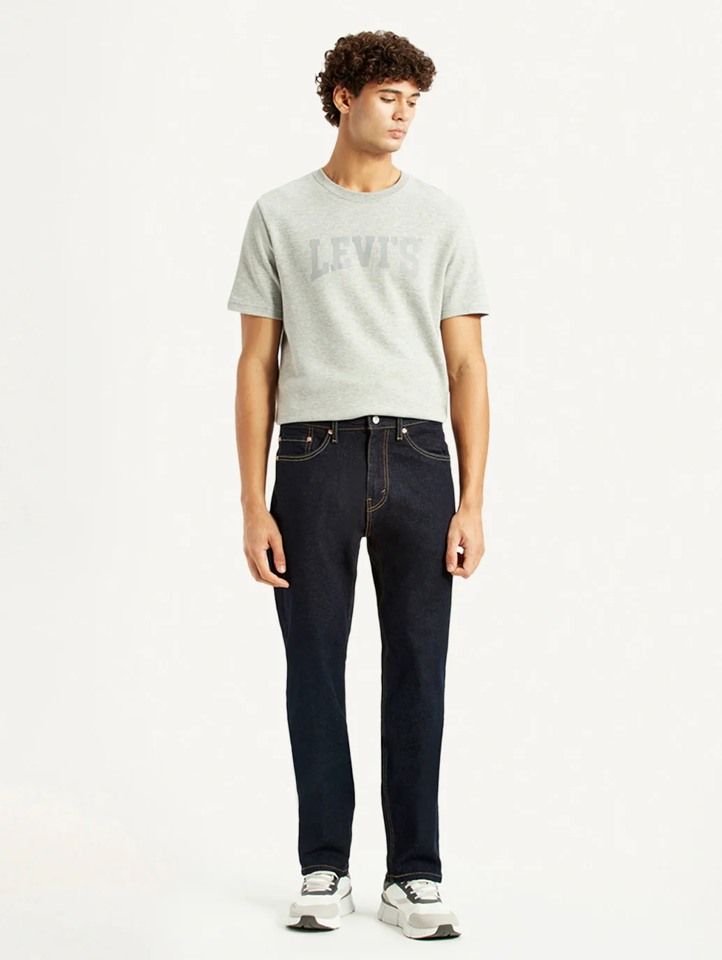 Men's 505 Indigo Straight Fit Mid Rise Jeans - Image 2