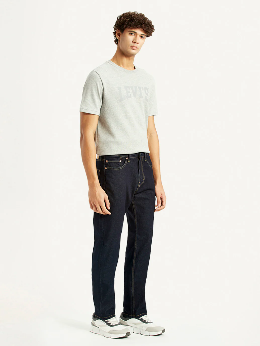 Men's 505 Indigo Straight Fit Mid Rise Jeans - Image 7