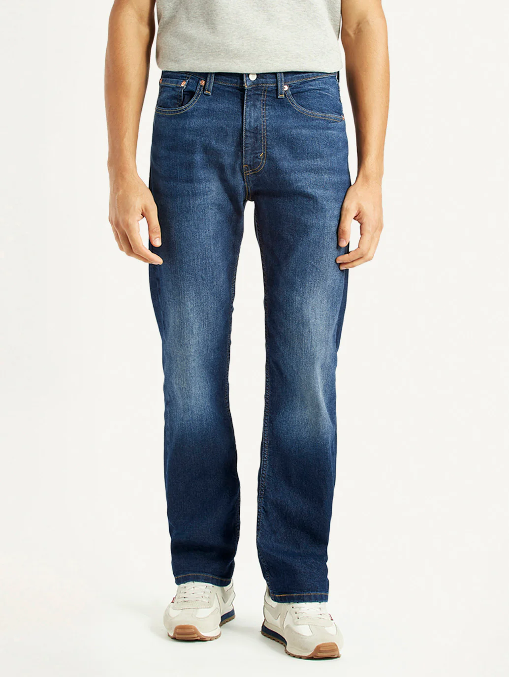 Men's 505 Indigo Straight Fit Mid Rise Jeans - Image 3