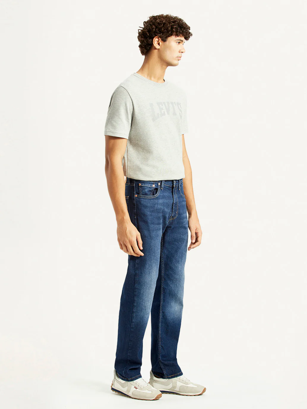 Men's 505 Indigo Straight Fit Mid Rise Jeans - Image 7