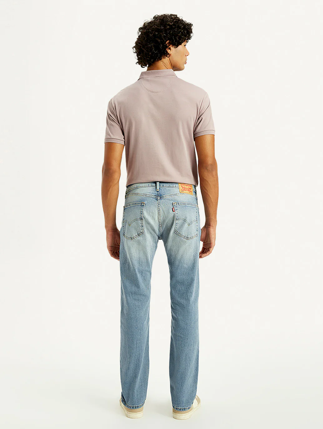 Men's Tinted 505 Light Indigo Straight Fit Mid Rise Kooltex Jeans - Image 8