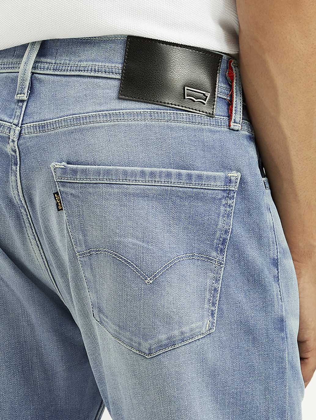 Men's Redloop 505 Light Indigo Straight Fit Mid Rise Jeans - Image 5