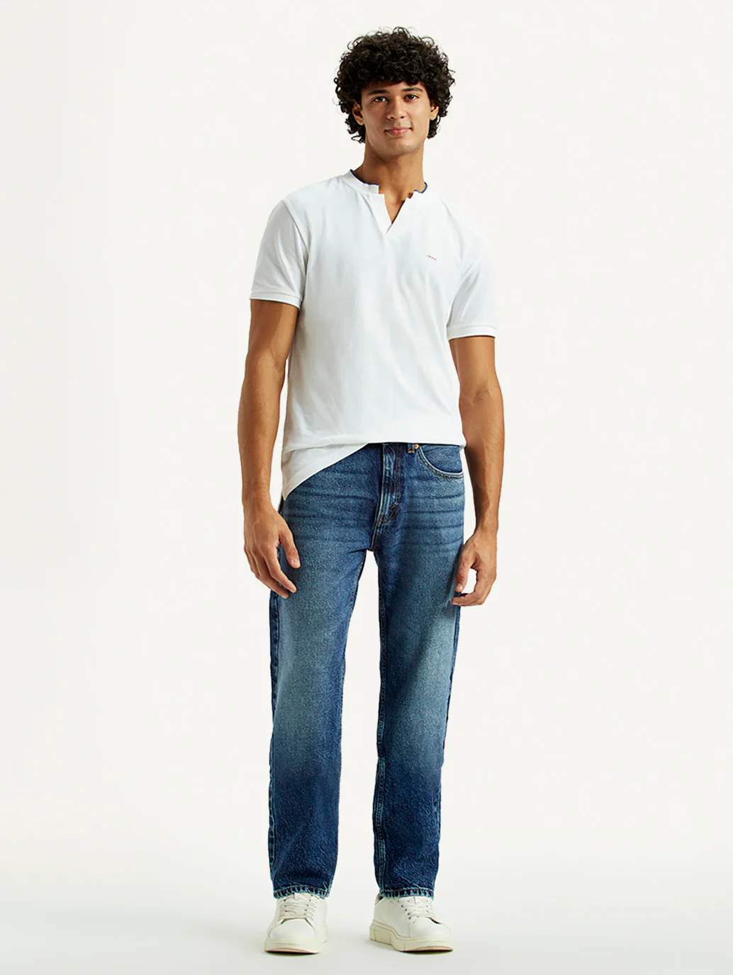 Men's 505 Indigo Straight Fit Mid Rise Jeans