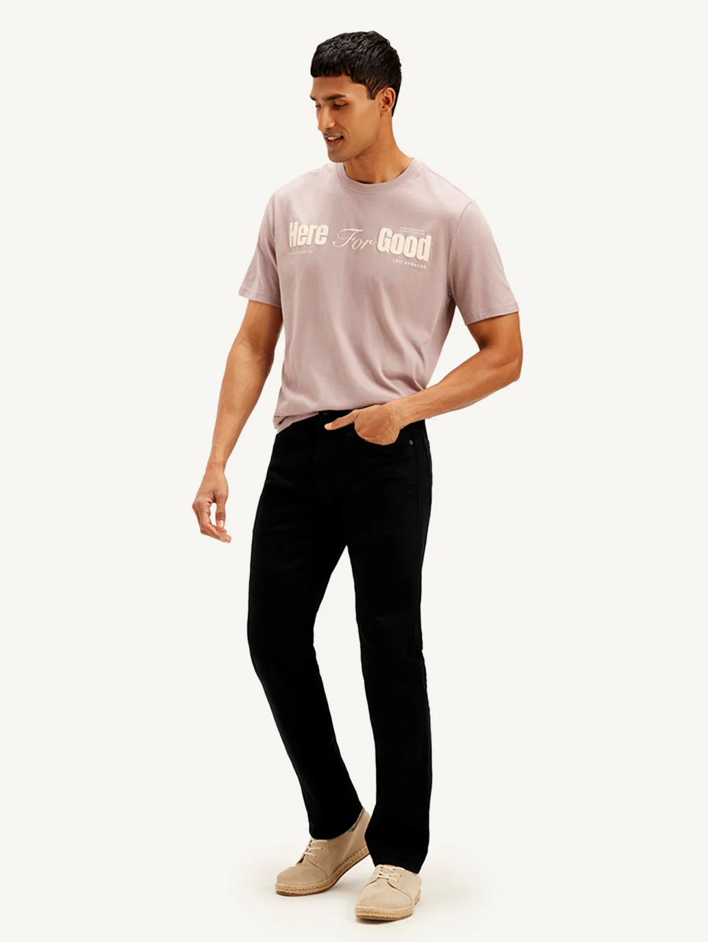 Men's 505 Black Straight Fit Mid Rise Jeans - Image 7