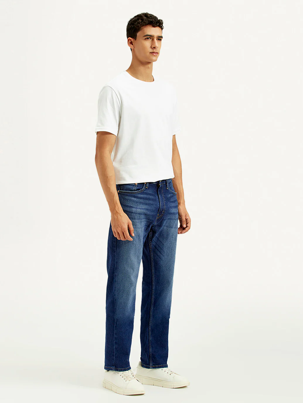 Men's 505 Indigo Straight Fit Mid Rise Jeans - Image 6