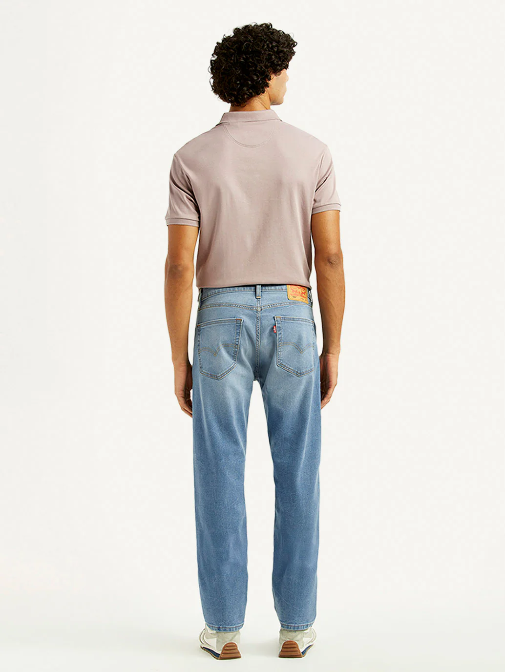 Men's 505 Med Indigo Straight Fit Mid Rise Jeans - Image 5