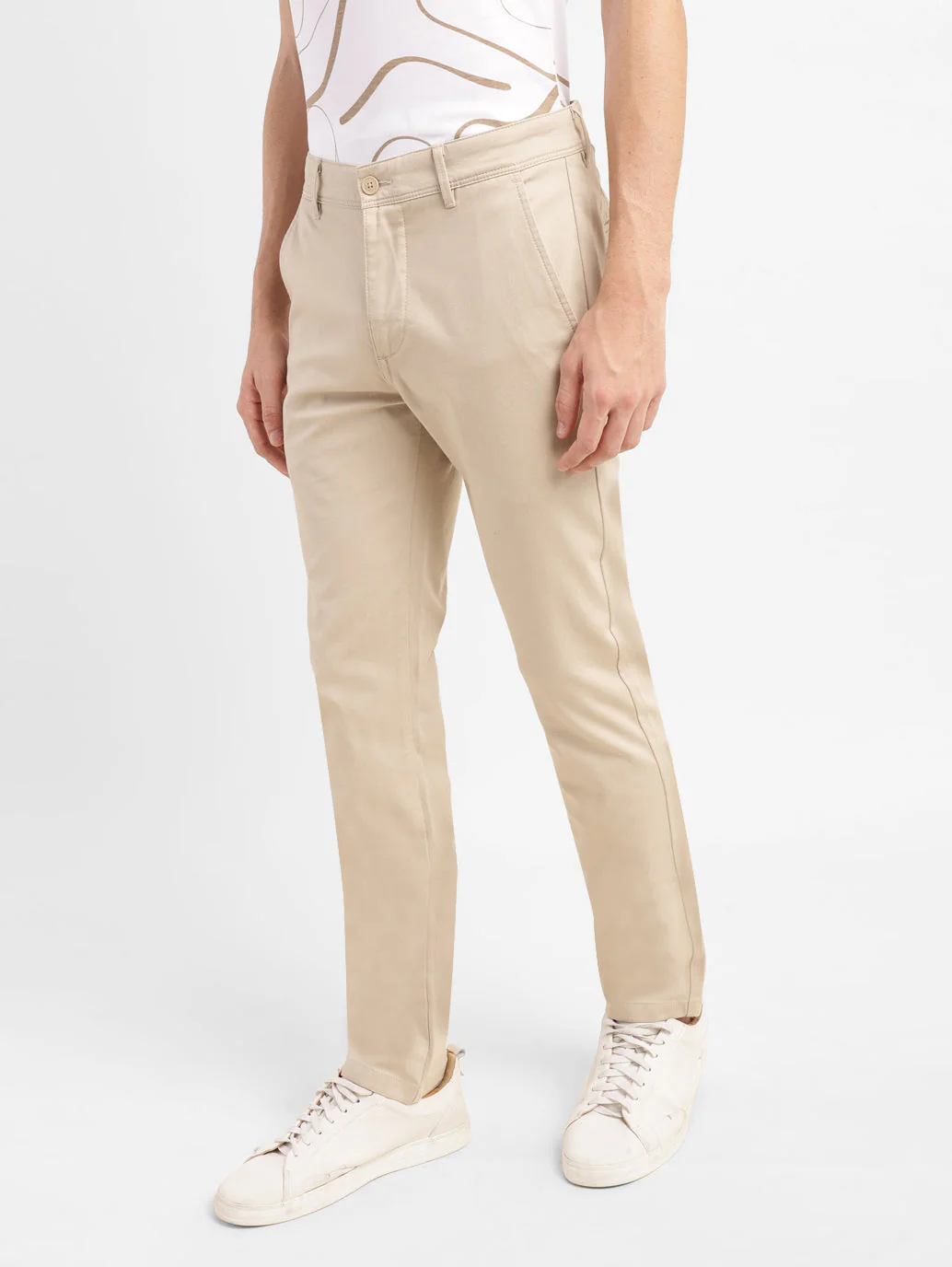 Men's 511 Beige Slim Fit Chinos - Image 5