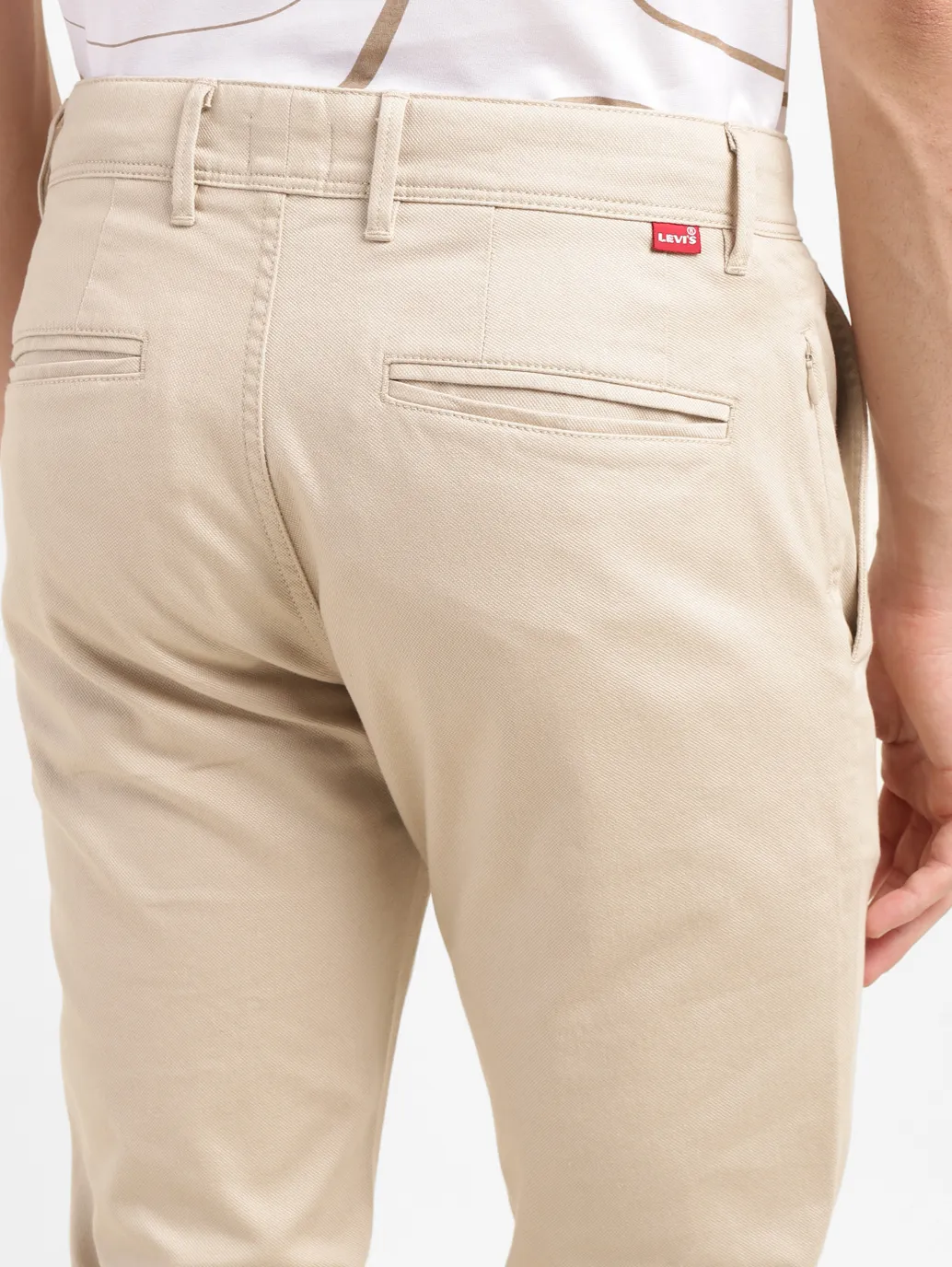 Men's 511 Beige Slim Fit Chinos - Image 6