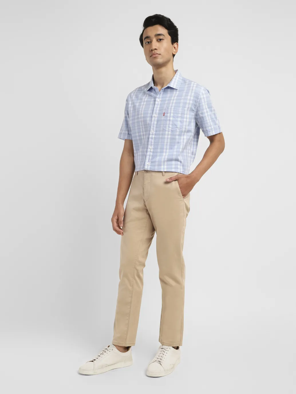 Men's 511 Beige Slim Fit Chinos - Image 9
