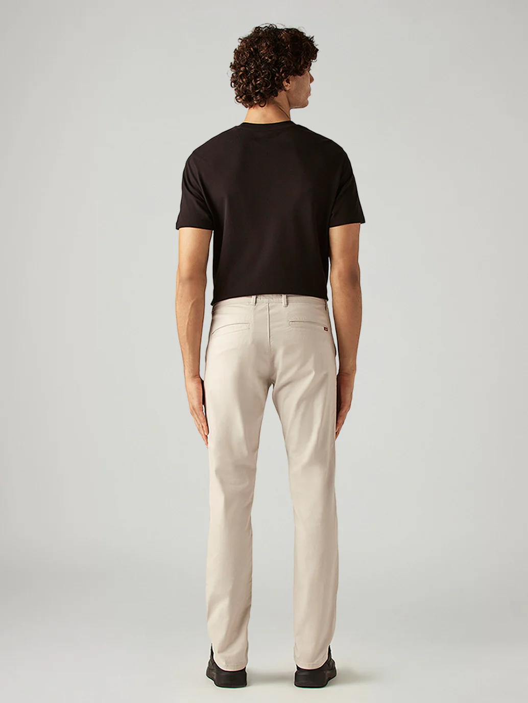 Men's 511 Beige Slim Fit Mid Rise Chinos - Image 4