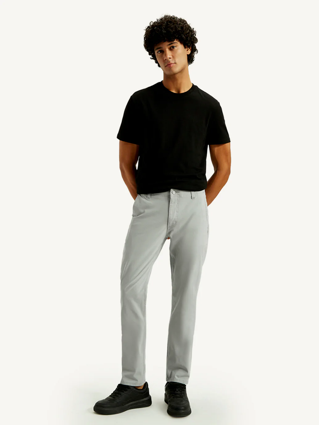 Men's 511 Grey Slim Fit Mid Rise Chinos - Image 3