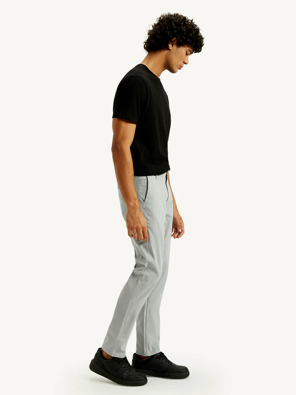 Men's 511 Grey Slim Fit Mid Rise Chinos - Image 8