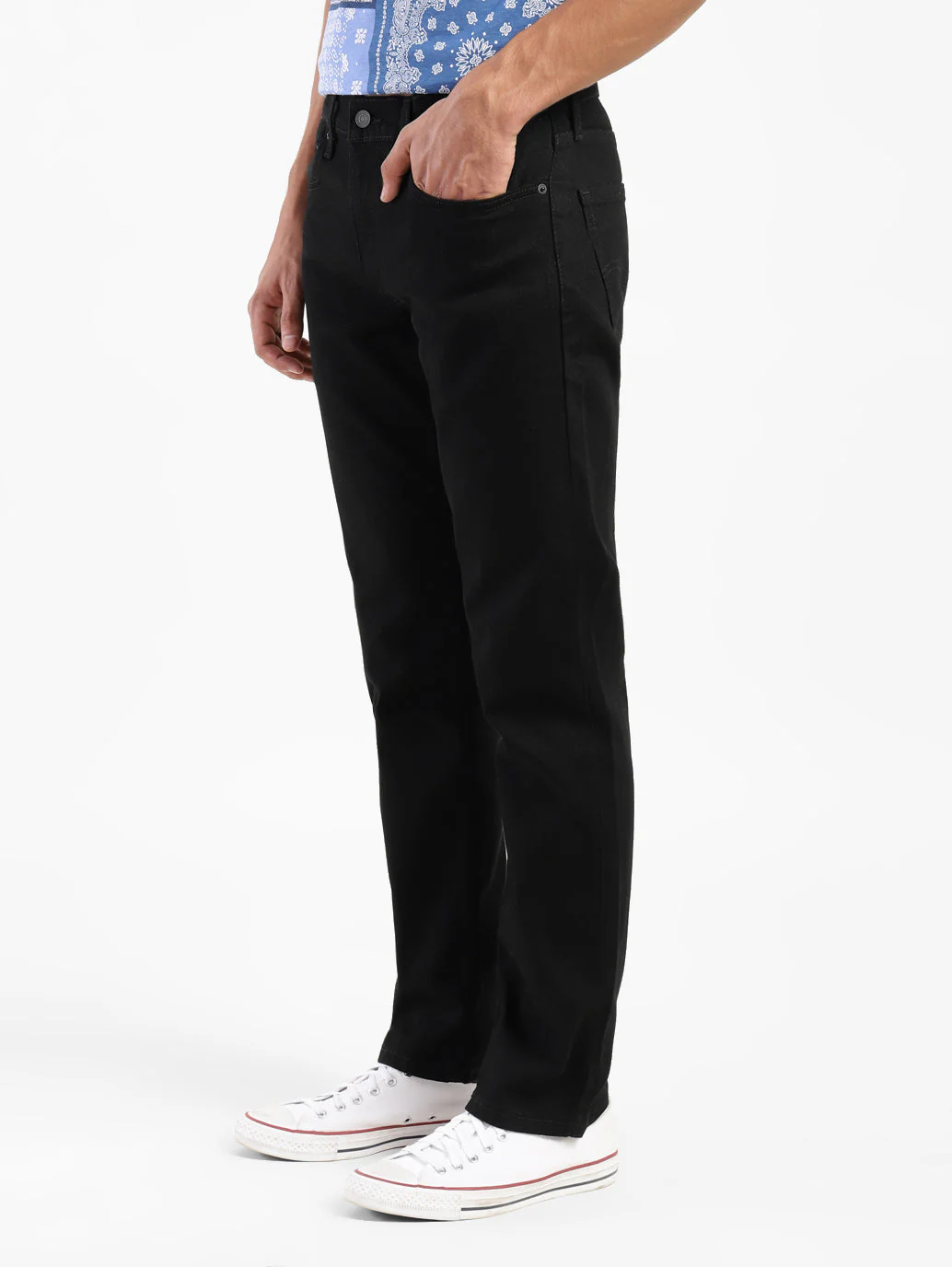 Men's 511 Black Slim Fit Mid Rise Jeans - Image 5