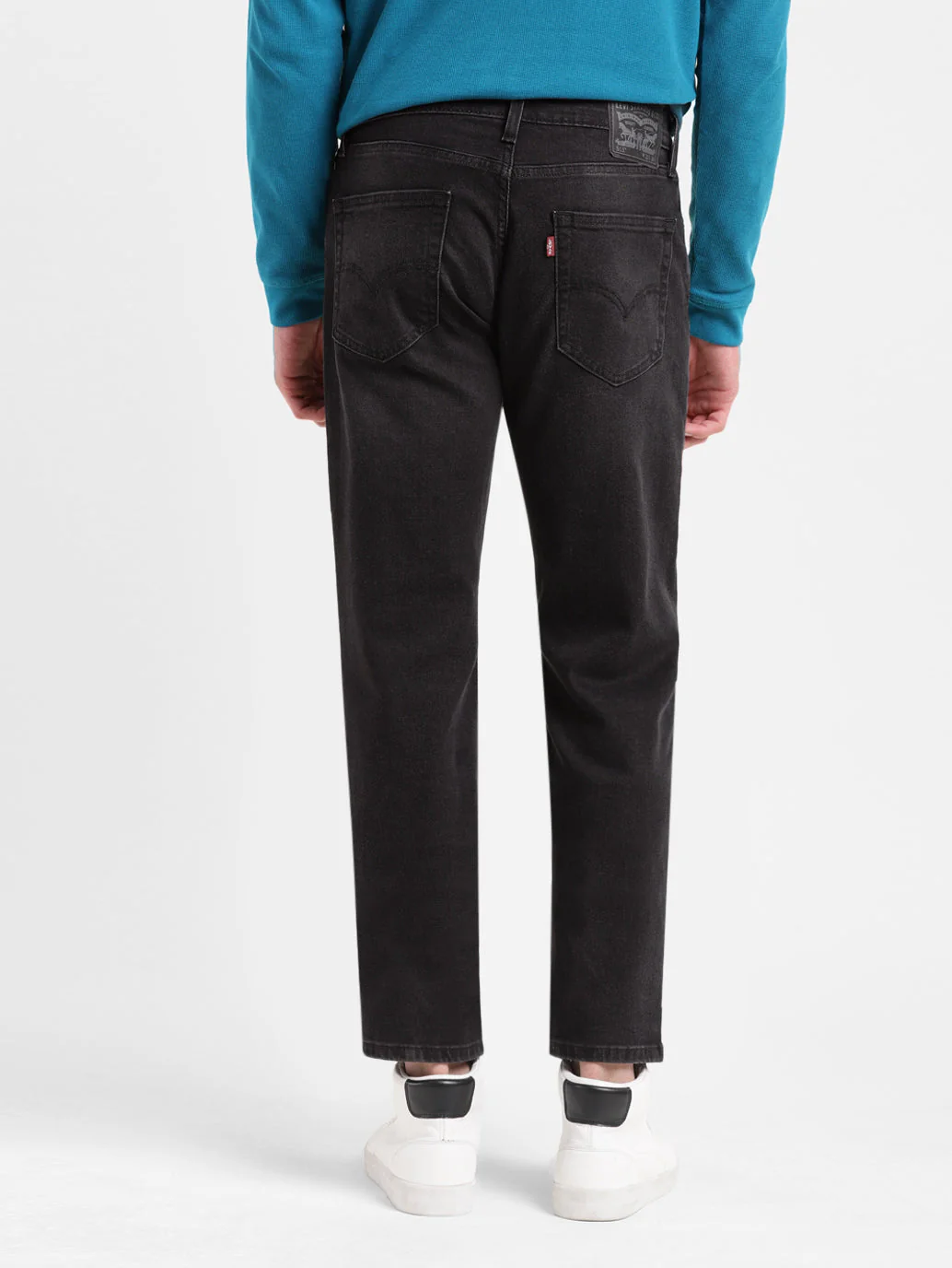 Men's 511 Black Slim Fit Mid Rise Jeans - Image 3