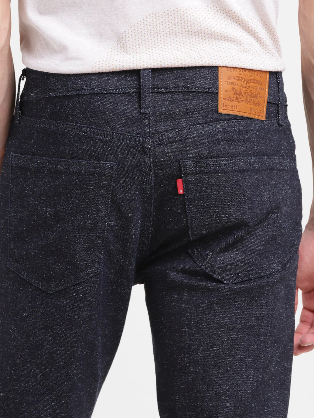 Men's 511 Black Slim Fit Mid Rise Jeans - Image 6