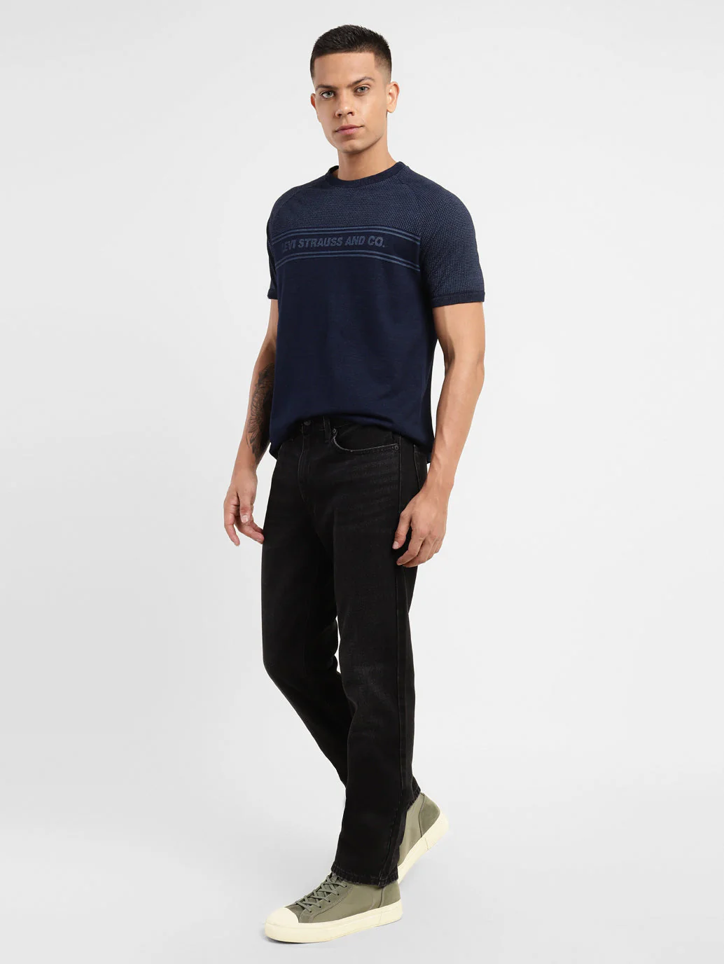 Men's 511 Black Slim Fit Mid Rise Jeans