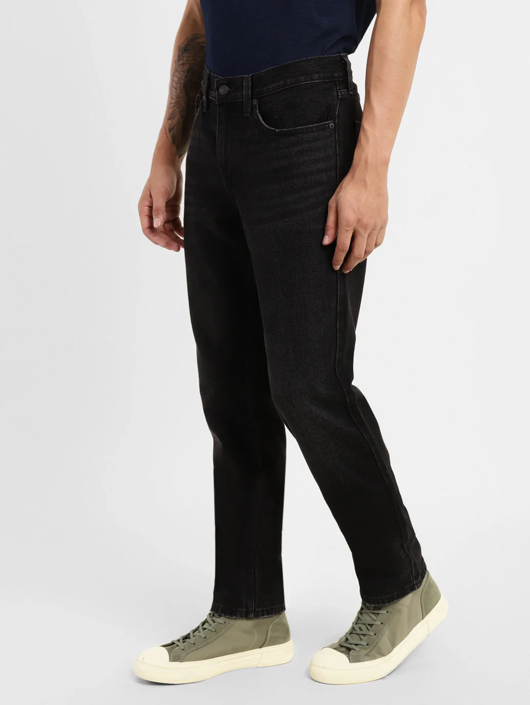 Men's 511 Black Slim Fit Mid Rise Jeans - Image 5