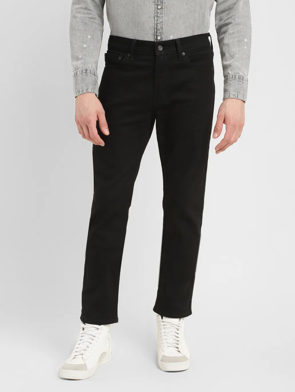 Men's 511 Black Slim Fit Mid Rise Jeans - Image 2