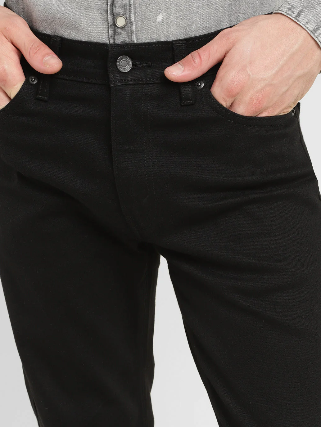 Men's 511 Black Slim Fit Mid Rise Jeans - Image 5