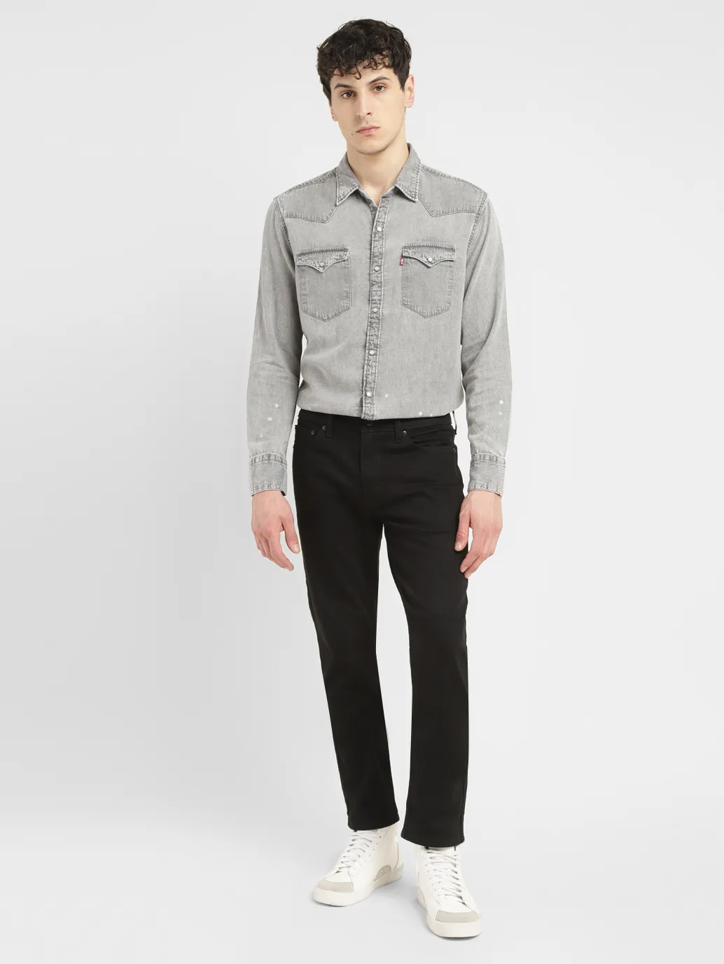 Men's 511 Black Slim Fit Mid Rise Jeans - Image 8